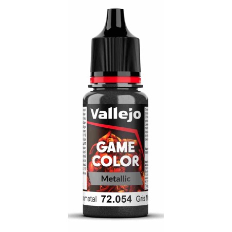 Vallejo Game Color [Metallic] 18ml  -  Dark Gunmetal