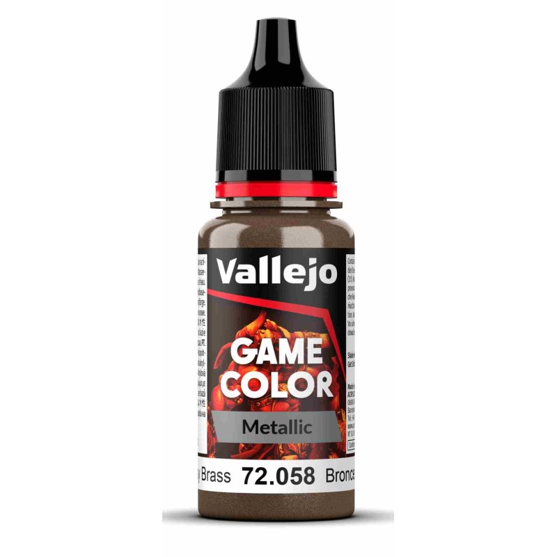 Vallejo Game Color [Metallic] 18ml  -  Brassy Brass