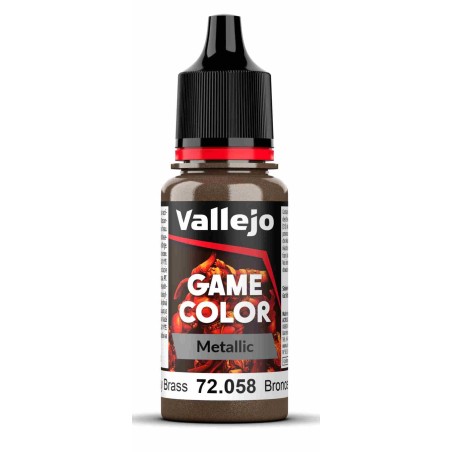 Vallejo Game Color [Metallic] 18ml  -  Brassy Brass