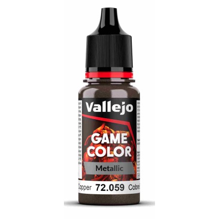 Vallejo Game Color [Metallic] 18ml  -  Hammered Copper