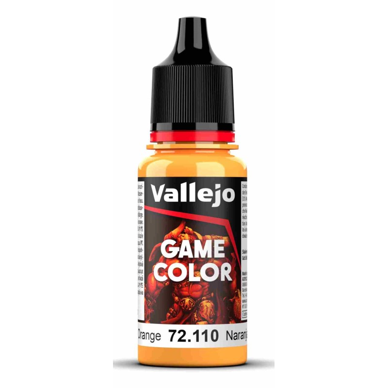 Vallejo Game Color 18ml  -  Sunset Orange