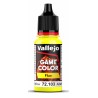 Vallejo Game Color [Fluo] 18ml  -  Fluorescent Yellow