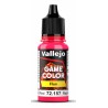 Vallejo Game Color [Fluo] 18ml  -  Fluorescent Red