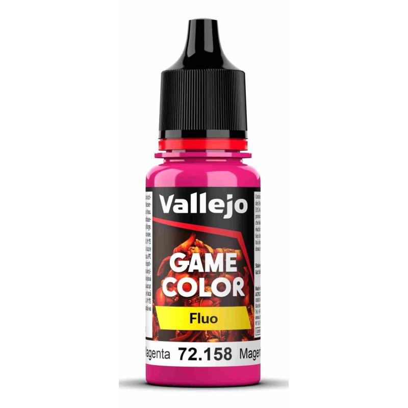 Vallejo Game Color [Fluo] 18ml  -  Fluorescent Magenta