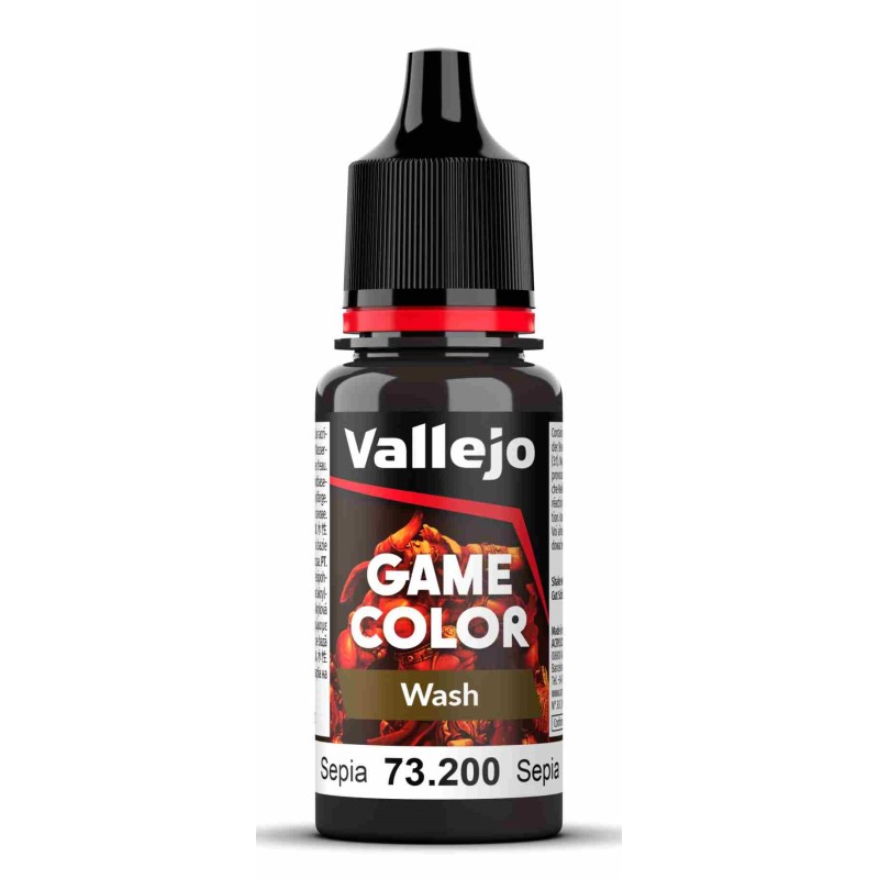 Vallejo Game Color [Wash] 18ml  -  Sepia