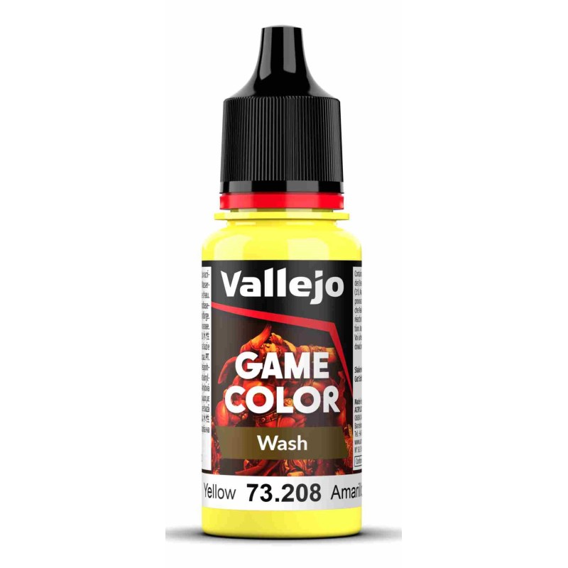 Vallejo Game Color [Wash] 18ml  -  Yellow