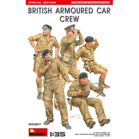 British Armoured Car Crew (Special Edition)  -  MiniArt (1/35)