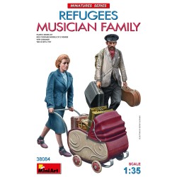 Refugees Musician Family  -  MiniArt (1/35)