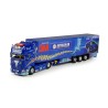 Scania R-Series Topline  w/ Reefer Trailer "Trio Trans"  -  Tekno (1/50)