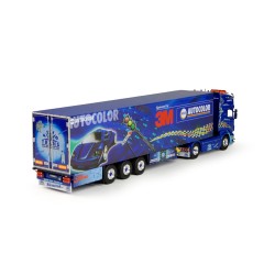 Scania R-Series Topline  w/ Reefer Trailer "Trio Trans"  -  Tekno (1/50)