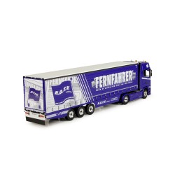 Scania S-series Highline w/ Curtainside Trailer "Fernfahrer / HDTV Logistik"  -  Tekno (1/50)