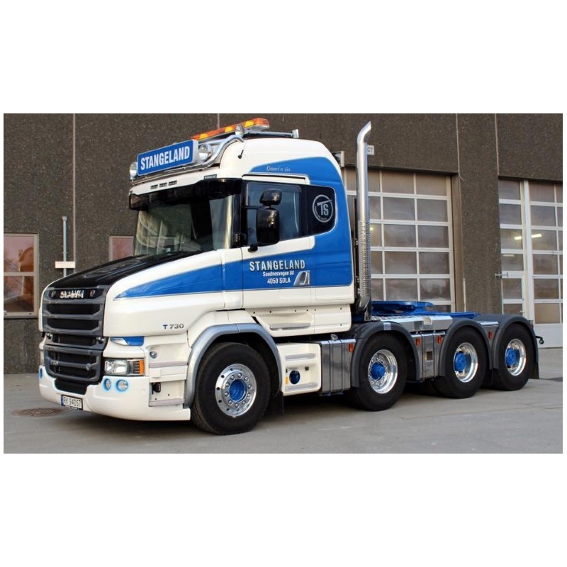 TEKNO 77084 Camion Solo STANGELAND SCANIA T146 6x4 Bleu échelle 1/50 – Neuf