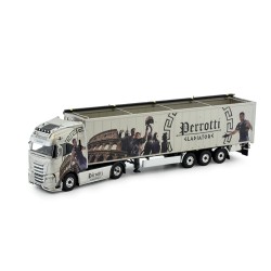 Iveco S-way w/ Cargofloor semi-trailer "Perrotti - Gladiatore"  -  Tekno (1/50)