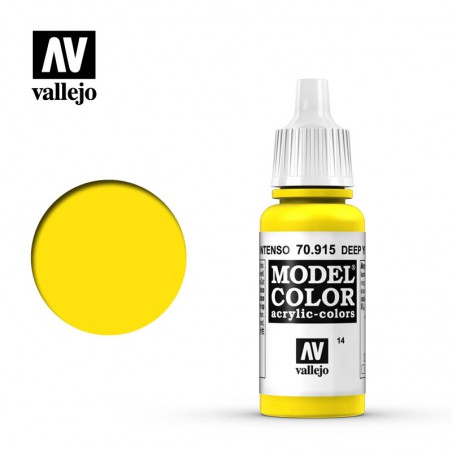 Vallejo Model Color 17ml  -  Deep Yellow