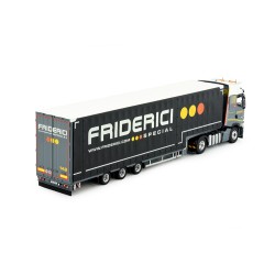 Renault T-High w/ Curtainside Trailer "Friderici"  -  Tekno (1/50)