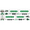 Scania Next Gen Longline Railcar + Trailer 3 Axle [Steen Hansen]  -  Tekno (1/50)