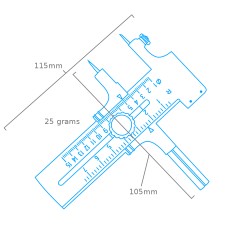 Circle Compass Cutter (10mm - 150mm)  -  Modelcraft