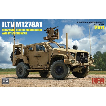 Oshkosh JLTV M1278A1 Heavy Gun Carrier Modification with M153 Crows II  -  RFM (1/35)