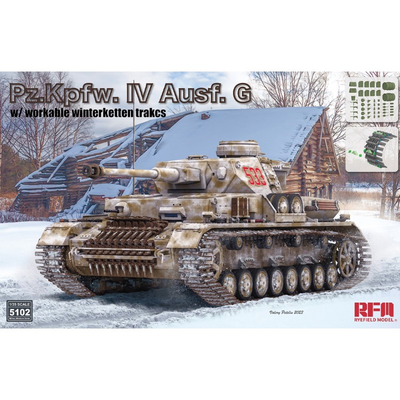 Pz.Kpfw.IV Ausf.G w/Winterketten w/Winterketten  -  RFM (1/35)