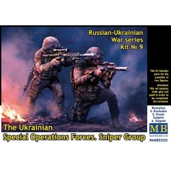 Russian-Ukrainian War Series Kit n°9 - The Ukrainian Special Operations Forces Sniper Group  -  Master Box (1/35)