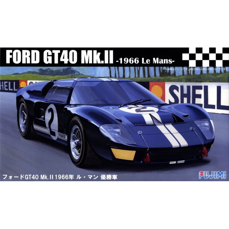 Ford GT40 Mk-II  '66 Le Mans Winner  -  Fujimi (1/24)