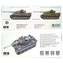Pz.kpfw.VI Ausf.E Sd.Kfz.181 Tiger I Early Production w/Full Interior & Workable Tracks  -  RFM (1/35)