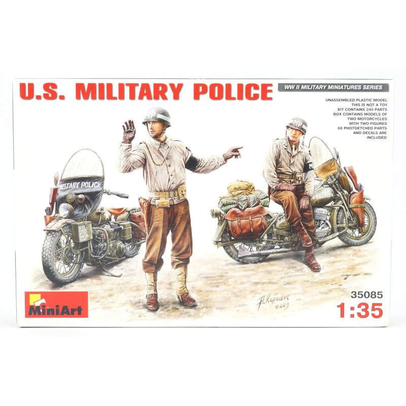 Harley-Davidson WL U.S. Military Police  -  MiniArt (1/35)