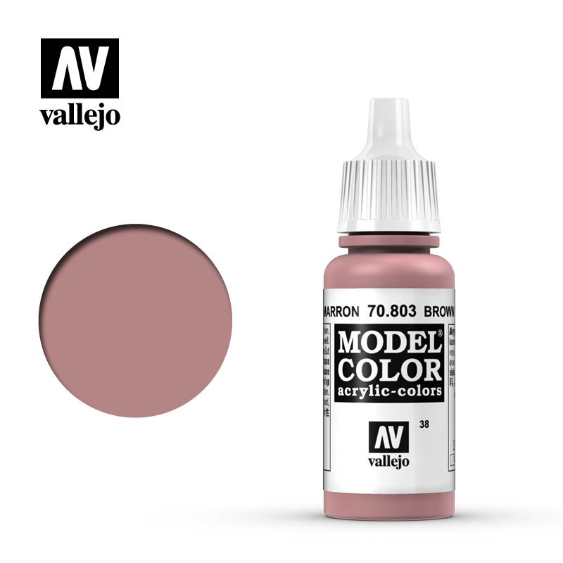 Vallejo Model Color 17ml  -  Brown Rose