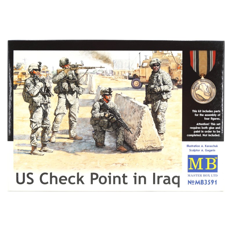 US Check Point in Iraq  -  Master Box (1/35)