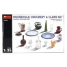 Household Crockery & Glass Set  -  MiniArt (1/35)