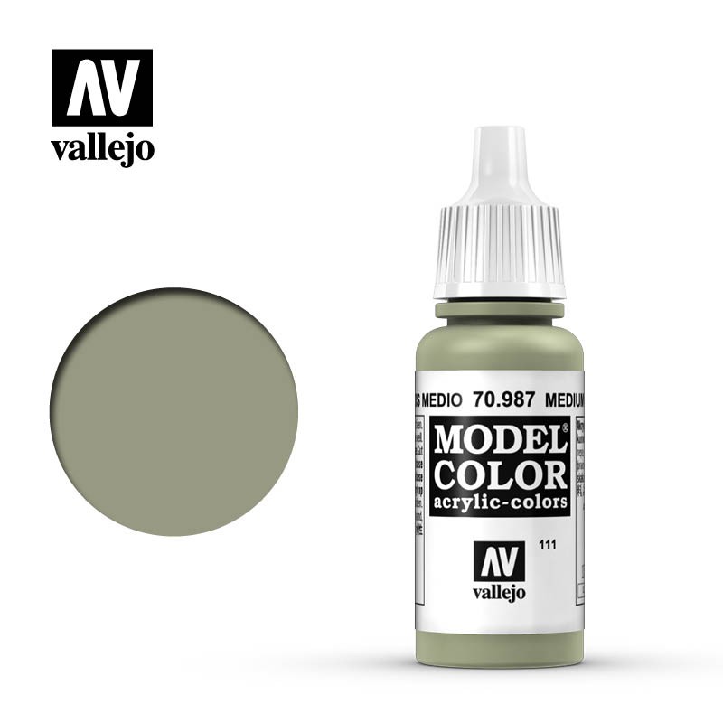 Vallejo Model Color 17ml  -  Medium Grey