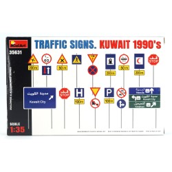 Traffic Signs. Kuwait...