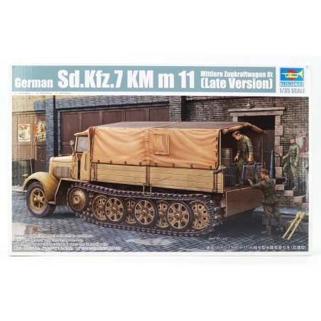 Sd.Kfz. 7 KM m 11 Mittlere Zugkraftwagen 8t (Late Version)  -  Trumpeter (1/35)