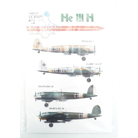 Heinkel He 111 H  Decals  -  Eaglecals (1/32)