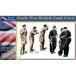 Early War British Tank Crew  -  Gecko Models (1/35)