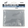 Nuts & Bolts for Vehice/Diorama Set A Large 156 pcs. each size -1.8 / 2.2 / 2.6 mm  -  Meng (1/35)