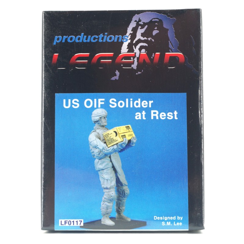 U.S. OIF Soldier at Rest  -  Legend Productions (1/35)