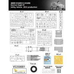 Mowag Eagle IV German Utility Vehicle 2011 Production  -  Vespid Models (1/35)