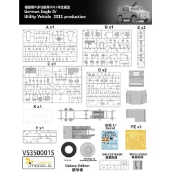 Mowag Eagle IV German Utility Vehicle 2011 Production [Deluxe Edition]  -  Vespid Models (1/35)