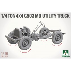 Jeep Willys ¼-ton 4×4 G503 MB Utility Truck  -  Takom (1/16)