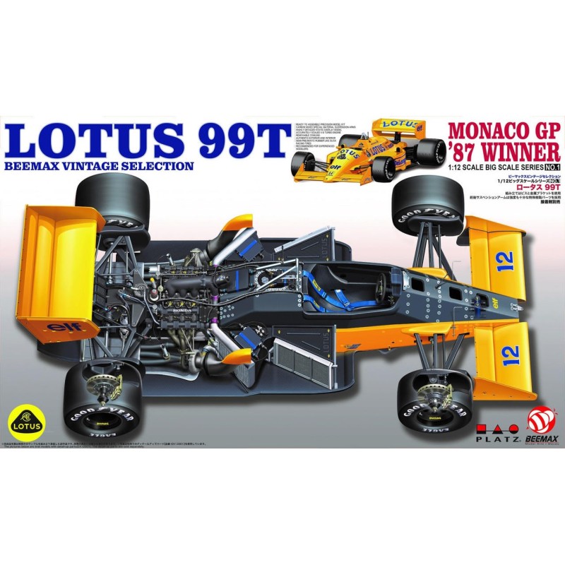 Lotus 99T '87 Monaco GP Winner  -  Beemax (1/12)