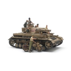 Pz.Kpfw.IV Ausf.F & Motorcycle North Africa  -  Tamiya (1/35)