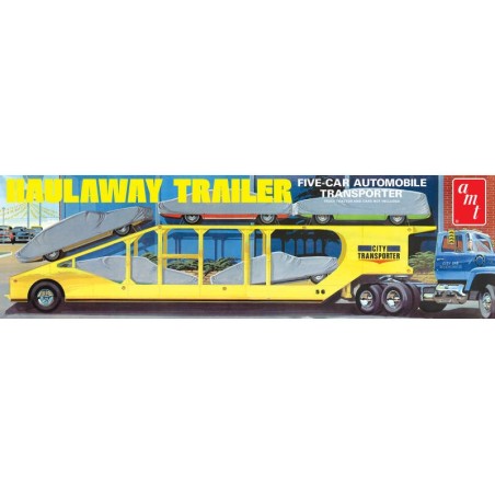 Haulaway Trailer Five-Car Automobile Transporter  -  AMT (1/25)
