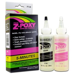 ZAP Pacer Z-Poxy 5 minutes Epoxy Resin (118ml) & Hardener (118ml)