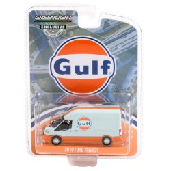 [Hobby Exclusive] 2019 Ford Transit LWB High Roof (Gulf Oil) - Greenlight (1/64)