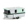 [Hitched Home Series 12] 1962 Holiday House (Mint Green and Dark Green) - Greenlight (1/64)