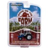 [Down on the Farm Series 7] 1989 Ford 7610 Silver Jubilee Tractor (White & Blue)  - Greenlight (1/64)