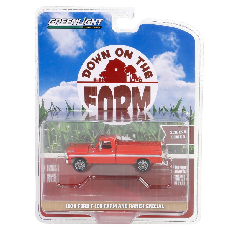 [Down on the Farm Series 8] 1970 Ford F-100 Farm and Ranch Special  - Greenlight (1/64)