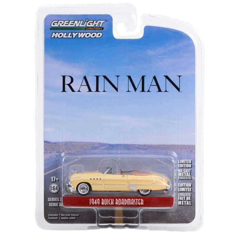 [Hollywood Series 36] Charlie Babbitt's 1949 Buick Roadmaster (Rain Man) - Greenlight (1/64)