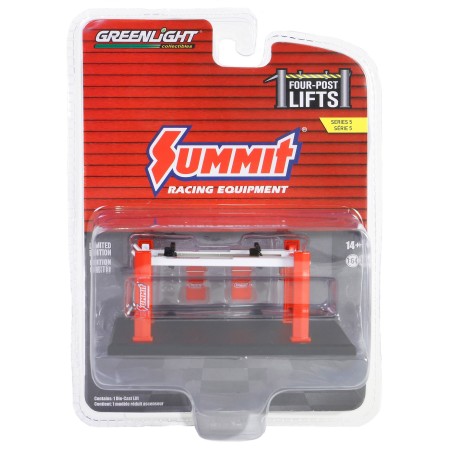 [Four-Post Lift Series 5] Auto Body Shop (Summit Racing) - Greenlight (1/64)